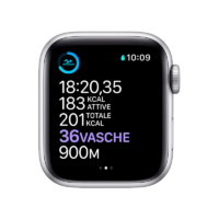 Apple Watch Series 6 Aluminio 40 mm GPS + Cellular Plata/Blanca