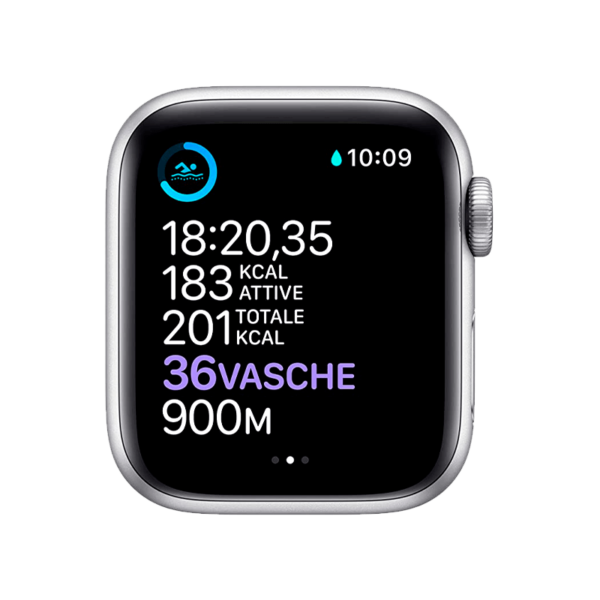 Apple Watch Series 6 Aluminio 40 mm GPS + Cellular Plata/Blanca