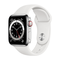 Apple Watch Series 6 Aluminio 44 mm GPS + Cellular Plata/Blanca