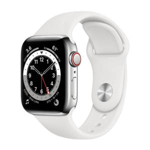 Apple Watch Series 6 Aluminio 44 mm GPS + Cellular Plata / Blanco