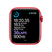 Apple Watch Series 6 Aluminio 44 mm GPS + Cellular Red/Rojo