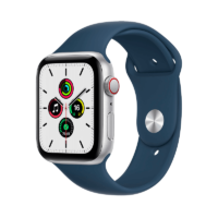 Apple Watch SE Aluminio 44 mm GPS + Plata / Loop Blue