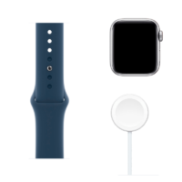 Apple Watch SE Aluminio 44 mm GPS + Plata / Loop Blue