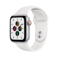 Apple Watch SE Aluminio 44 mm GPS + Cellular Plata / Loop Blanco