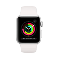 Apple Watch Series 3 GPS Aluminio 38 mm GPS + Plata / Blanca