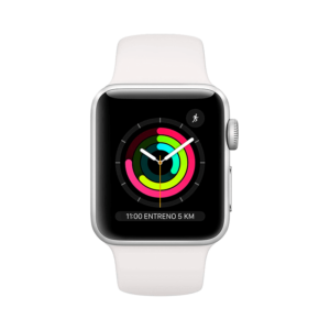 Apple Watch Series 3 GPS Aluminio 38 mm GPS + Plata / Blanca