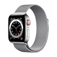 Apple Watch Series 6 Acero Inoxidable 44 mm GPS + Cellular Plata / Milaneses Loop Plata