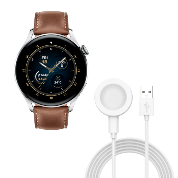 Huawei Watch 3 Acero Piel Marrón
