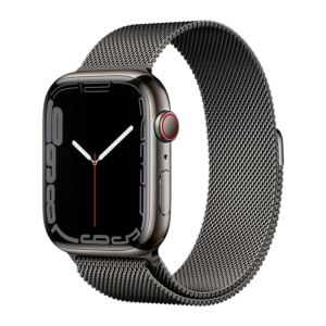 Apple Watch Series 7 (GPS +  Cellular) 45 MM Acero Inoxidable Milanesa Grafito