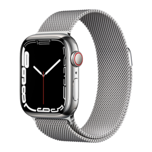 Apple Watch Series 7 (GPS +  Cellular) 45 MM Acero Inoxidable Milanesa plata